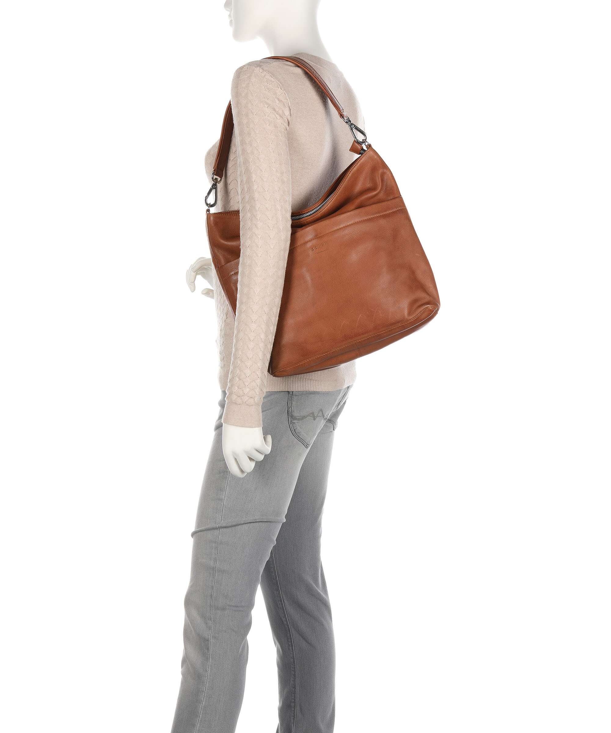 Still Nordic Anouk Hobo bag vintage cognac