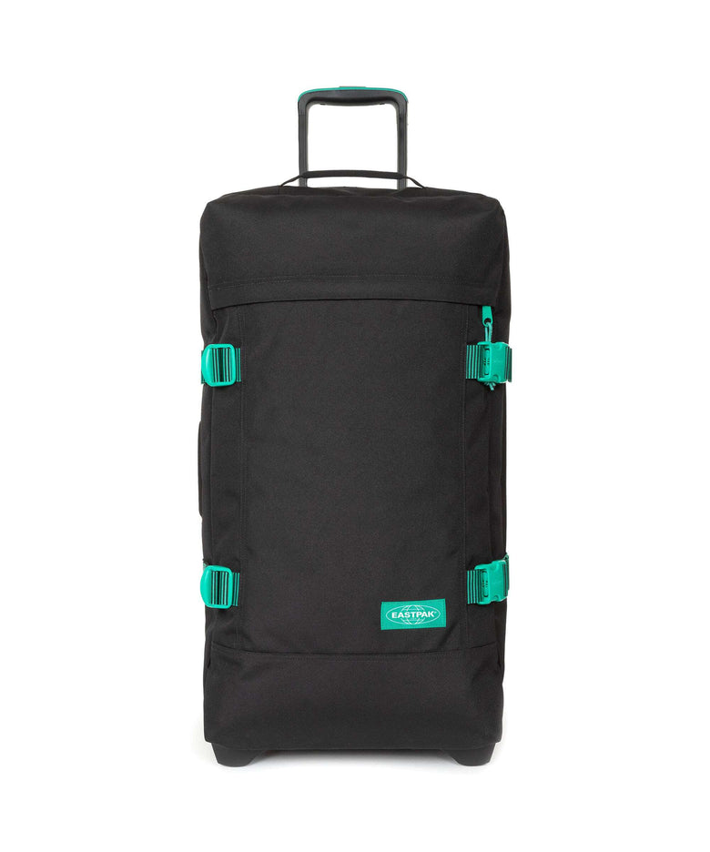 Eastpak Tranverz M Travel bag with wheels kontrast stripe black