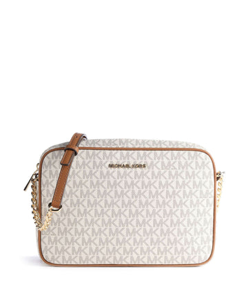 Michael Kors Jet Set Crossbody tas vanilla