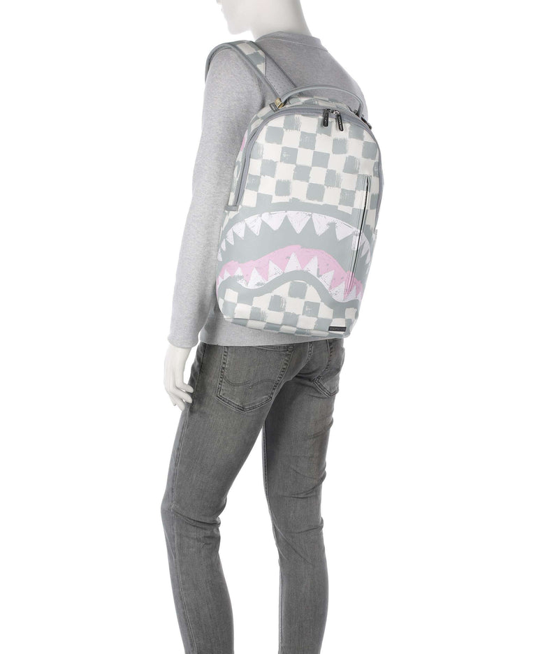 Sprayground Vanquish Cream Backpack grey/white