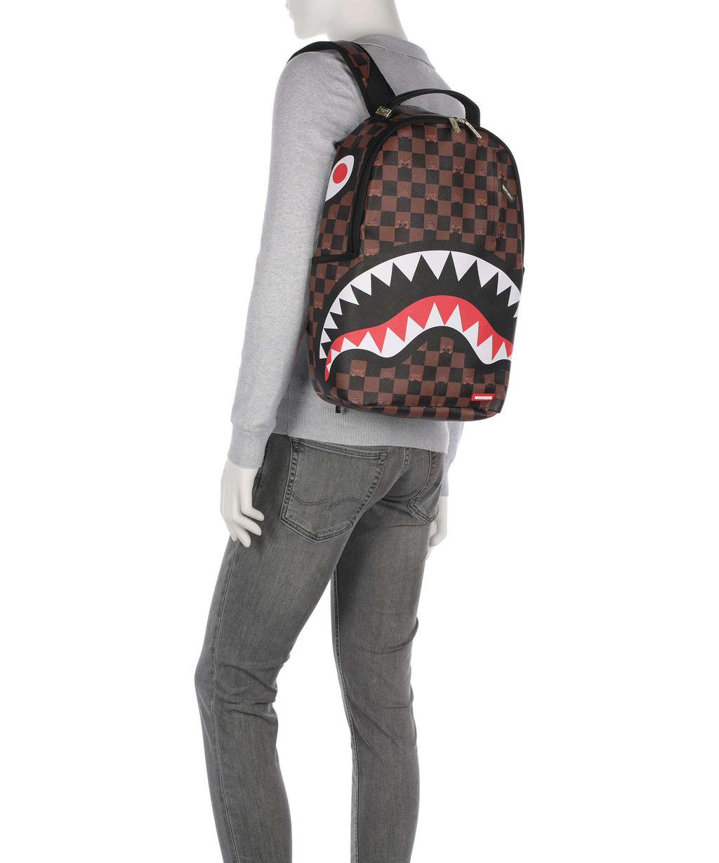 Sprayground Peeking Character Check Backpack multicolour