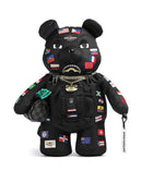 Sprayground James Flags Bear Rugzak black