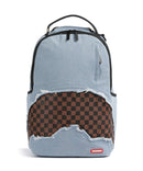 Sprayground Denim Shark Rugzak blue