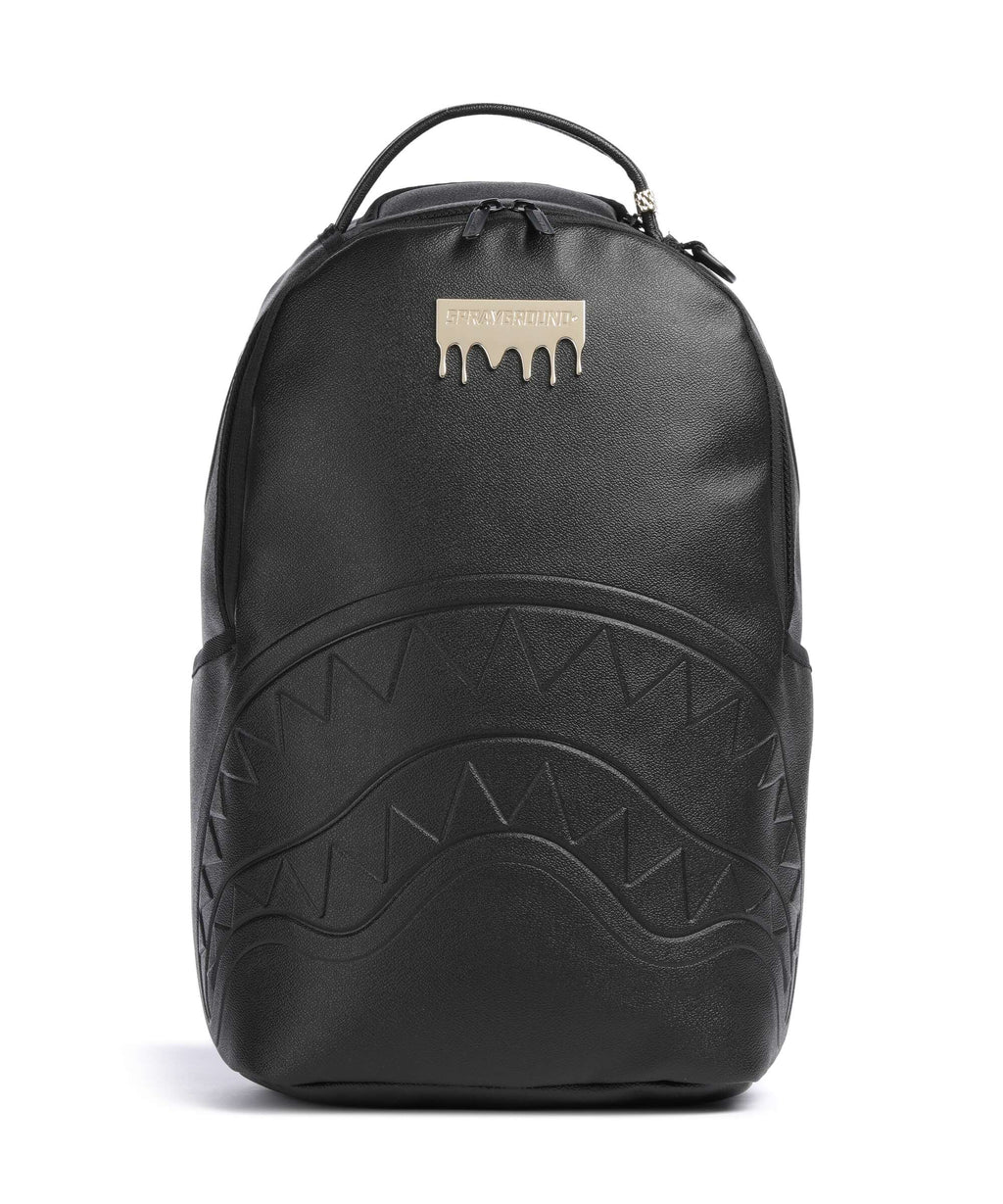 Sprayground Gold Brick Luxe Backpack black