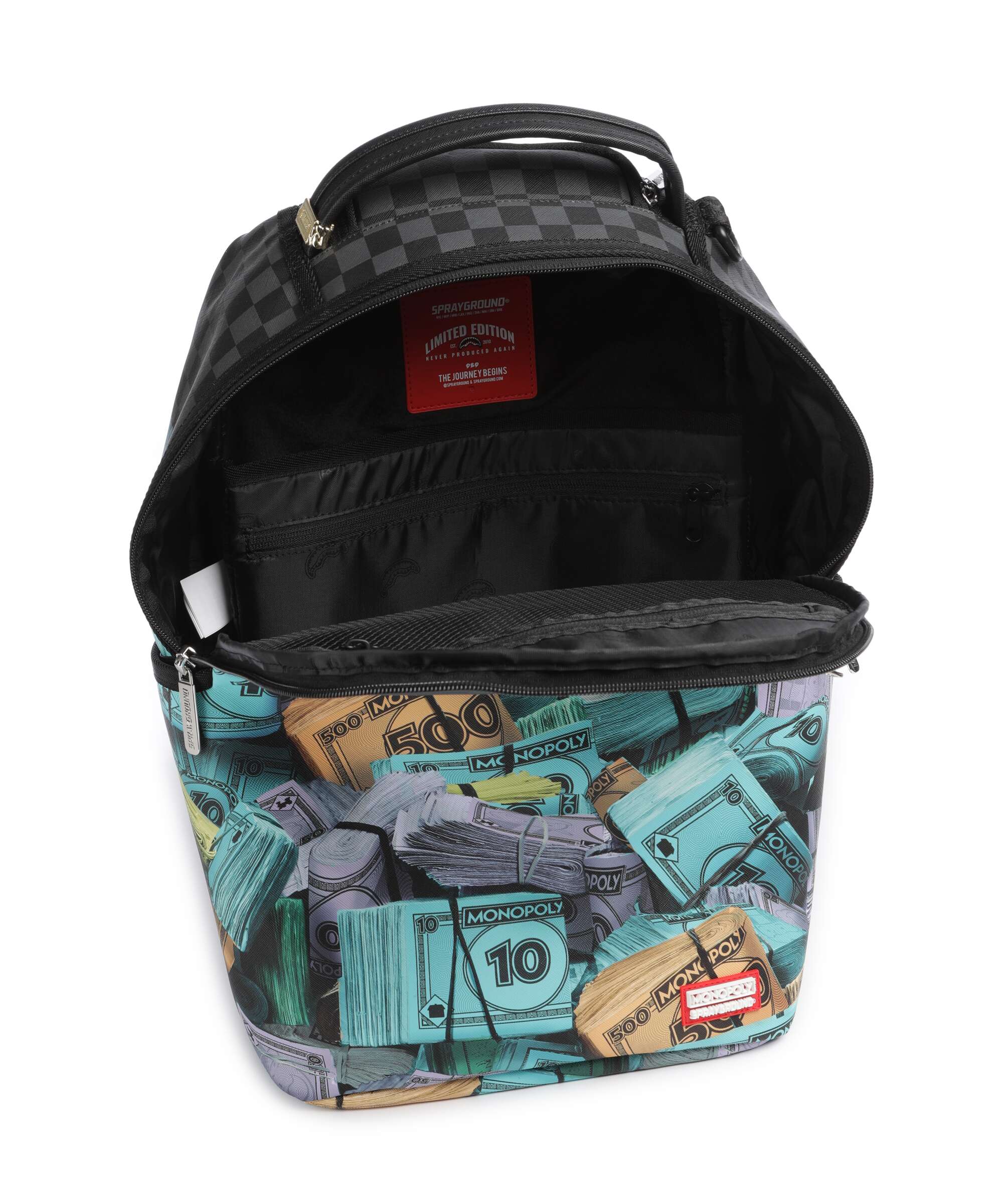 Sprayground Monopoly Money Stacks Backpack multicolour