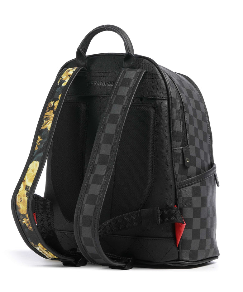 Sprayground Gold Floral Remix Backpack black