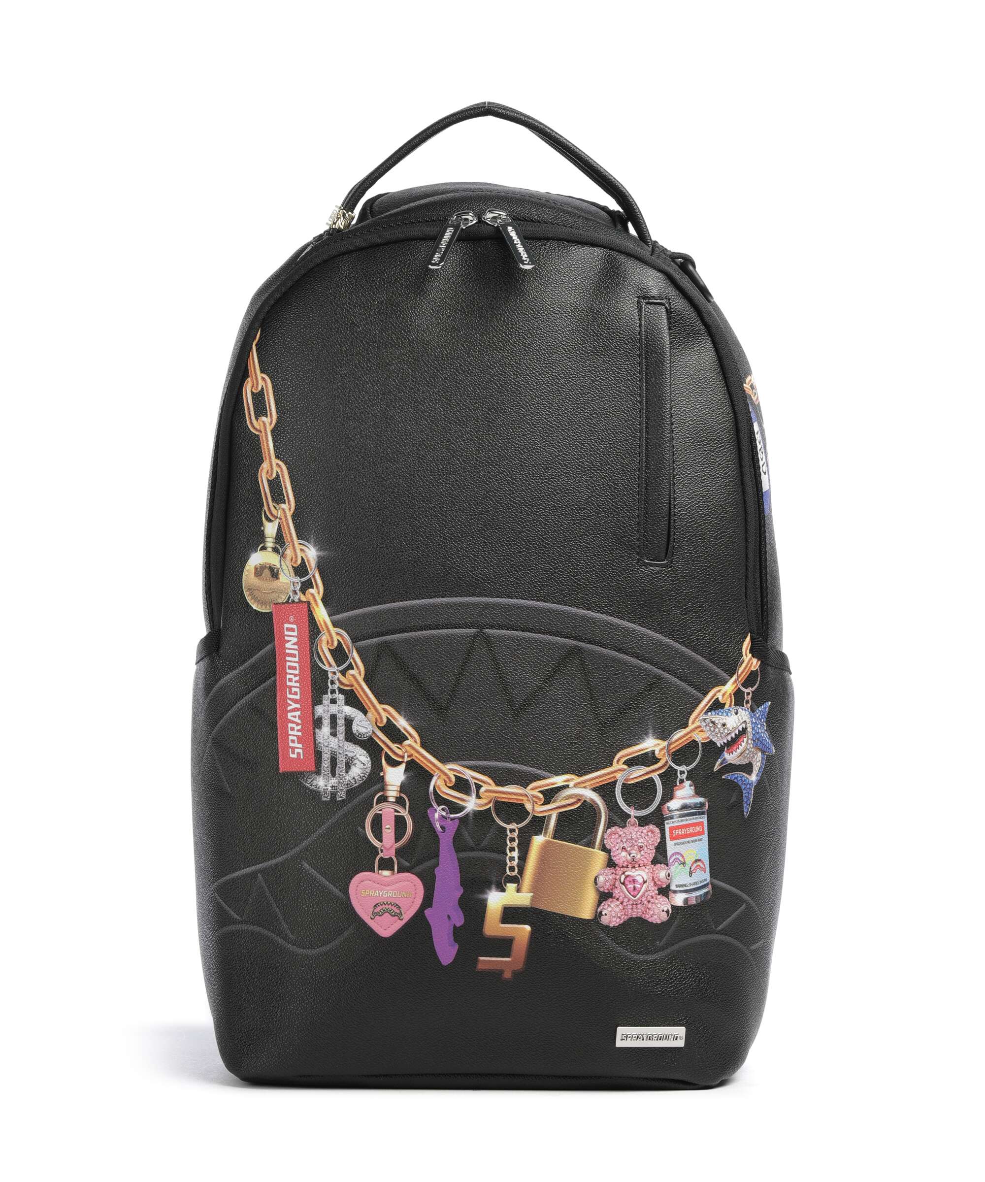 Sprayground Printed Hanging Stuff Backpack black
