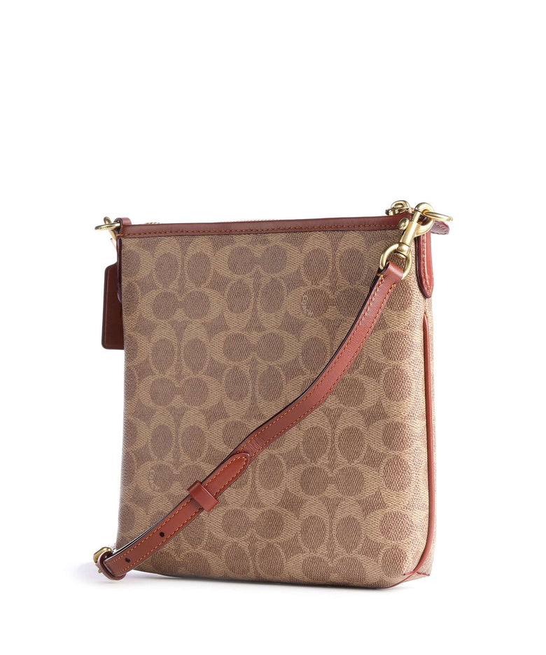 Coach Kitt Crossbody bag tan rust