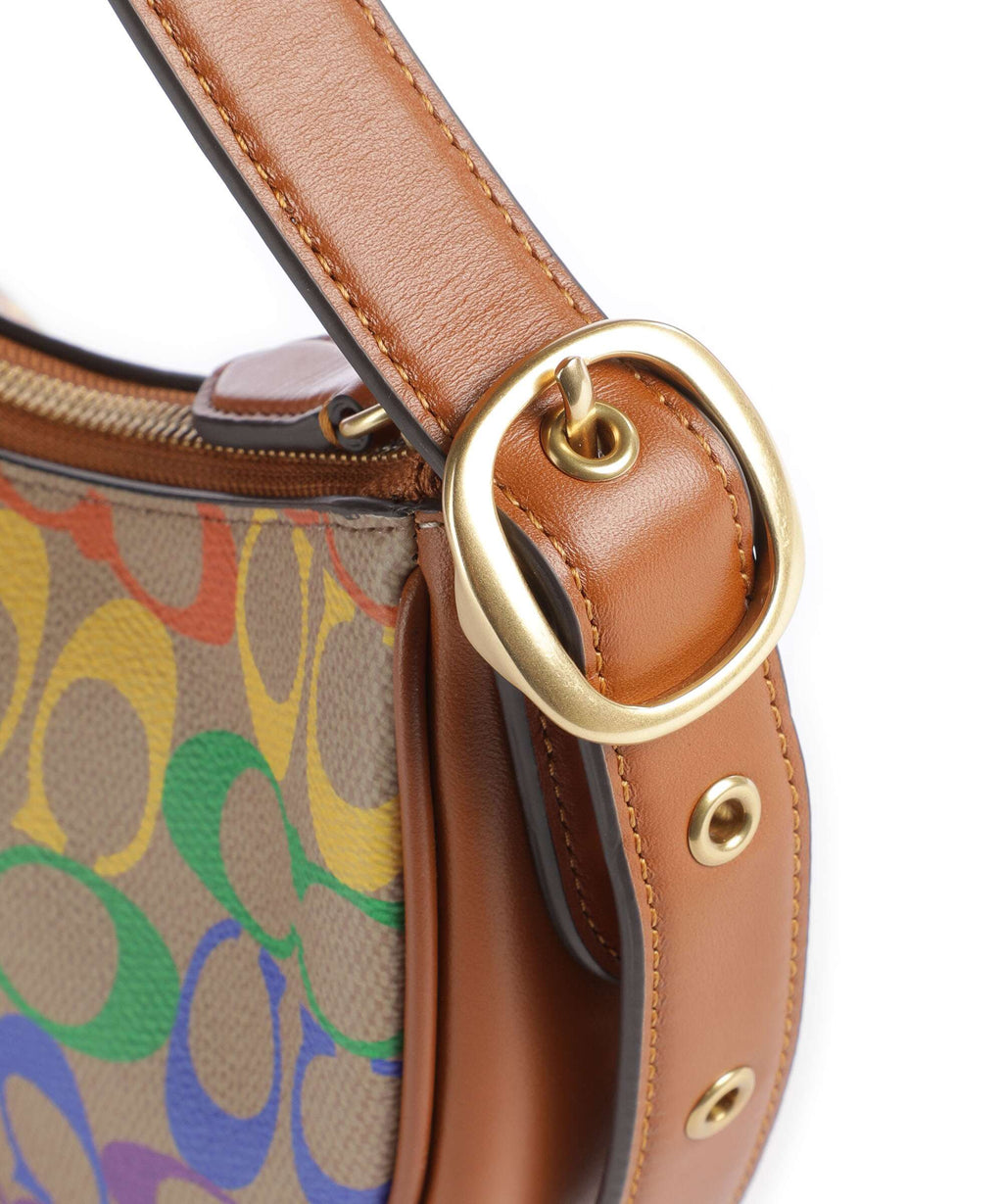 Coach Luna Shoulder bag rainbow signature