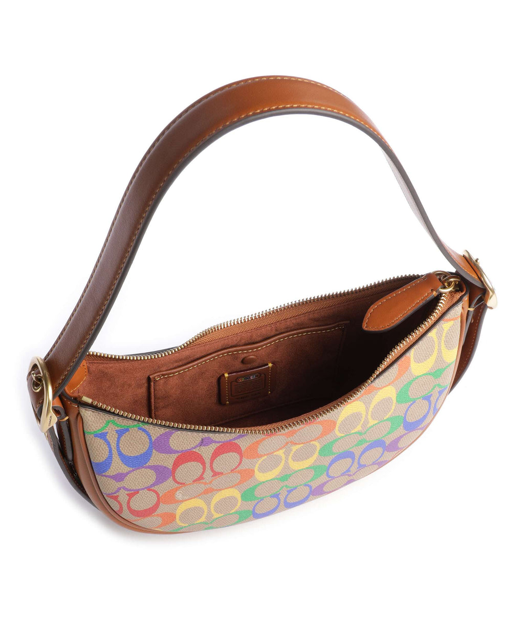 Coach Luna Shoulder bag rainbow signature