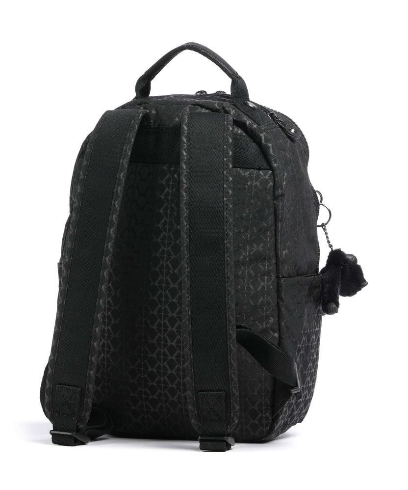 Kipling Basic Seoul S Backpack signature embossed