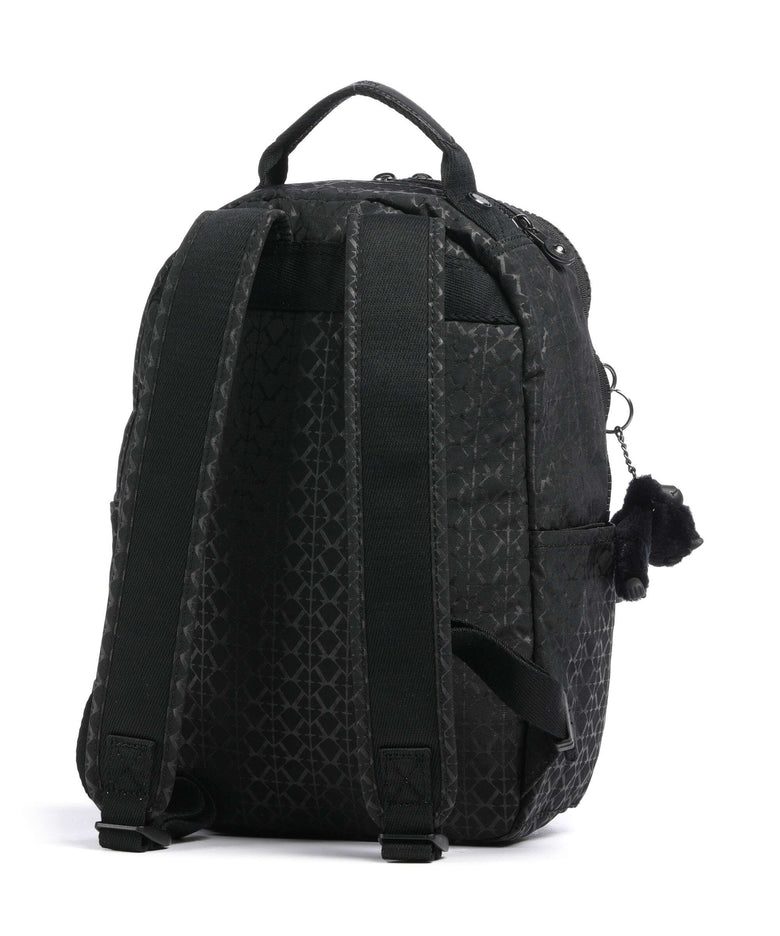 Kipling Basic Seoul S Backpack signature embossed
