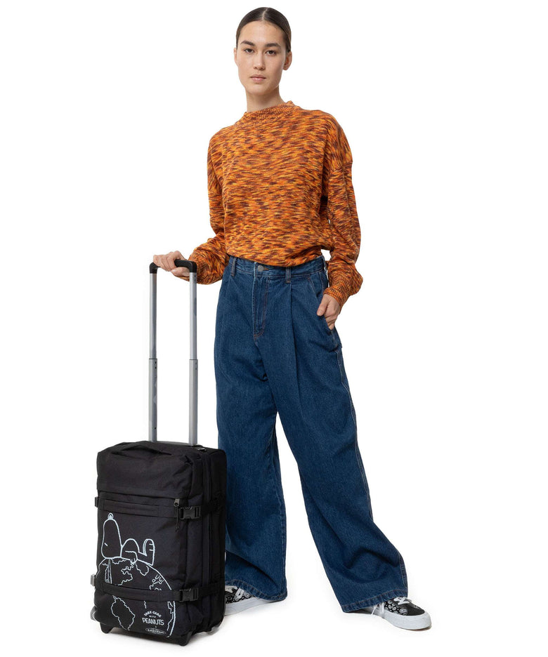 Eastpak Transit'R S Travel bag with wheels peanuts placed
