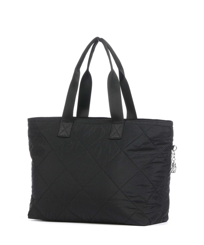 Kipling Crinkled Quilt Colissa Up Tote bag cosmic black