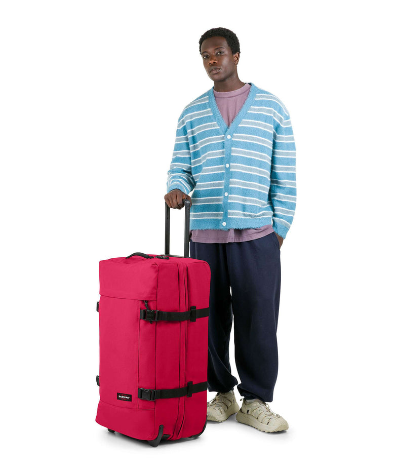 Eastpak Tranverz L Travel bag with wheels saffron red