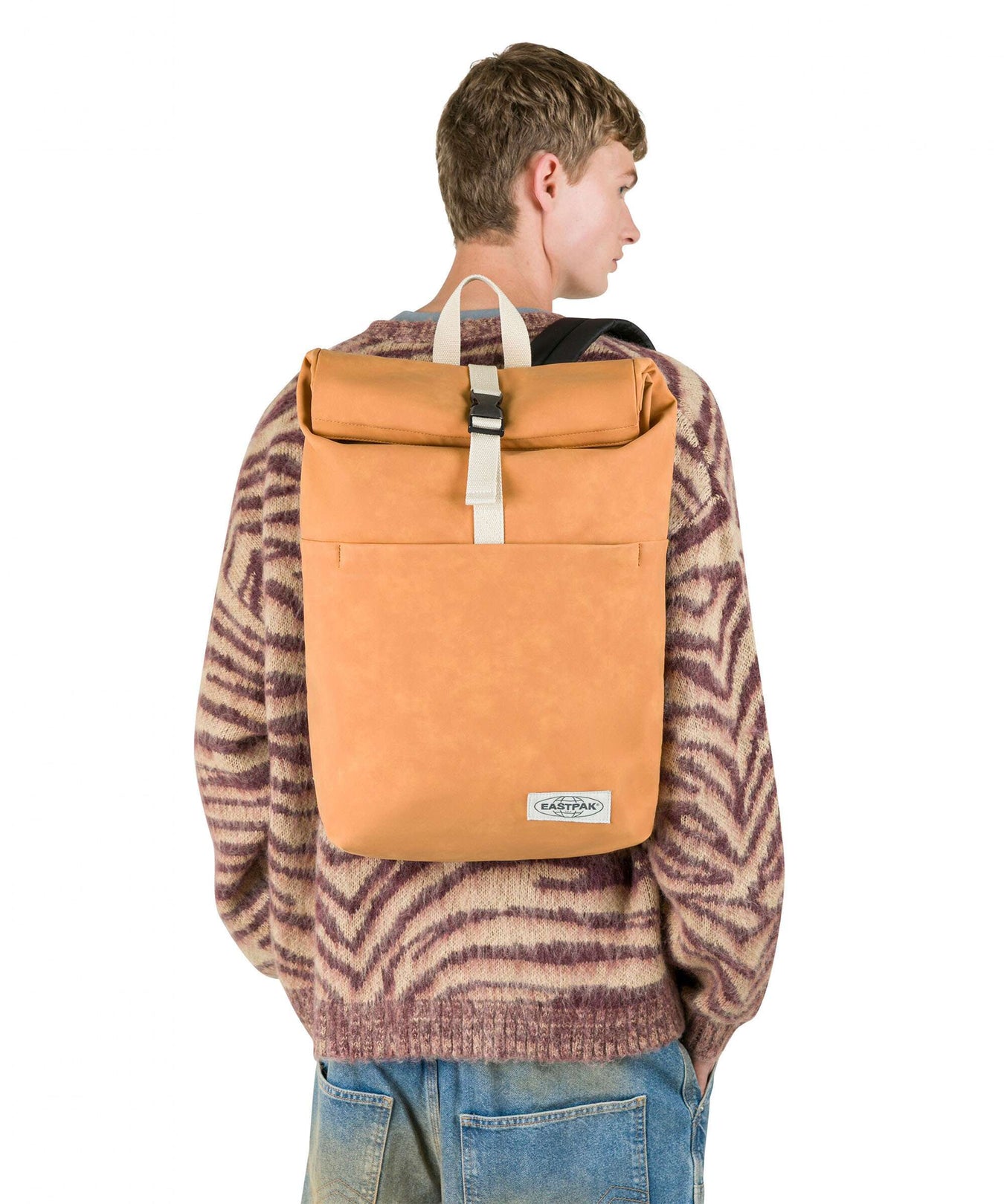 Eastpak Up Rolltop backpack upgrained ginger