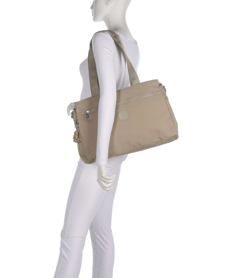 Kipling Elevated Elysia Work Tote bag boho tan