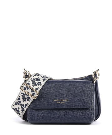 Kate Spade New York Double Up Crossbody tas parisian navy