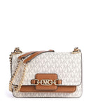 Michael Kors Heather Schoudertas vanilla/acorn