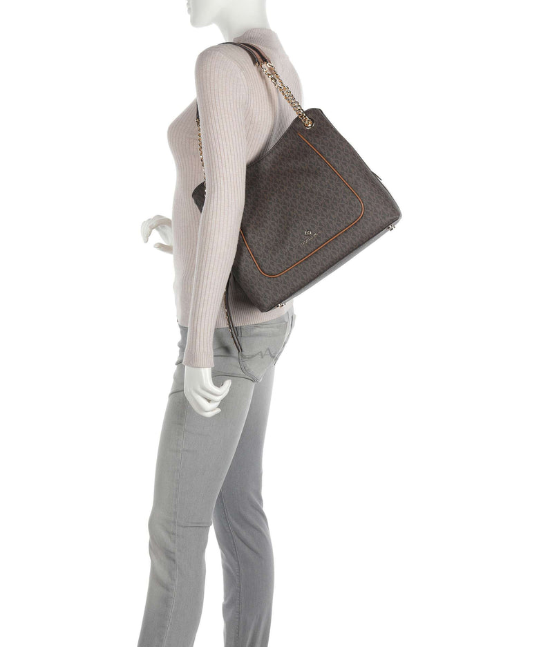 Michael Kors Piper Hobo bag brown/acorn