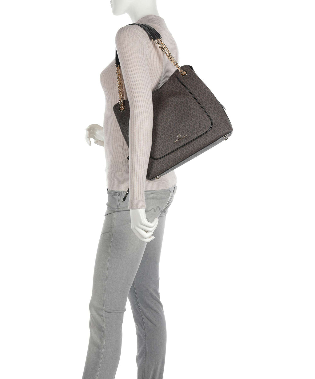 Michael Kors Piper Hobo bag brown/black