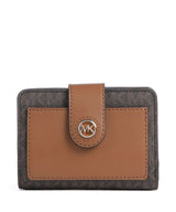 Michael Kors MK Charm Portemonnee brown/acorn