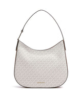 Michael Kors Kensington Hobo tas vanilla/acorn