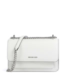 Michael Kors Claire Large Sac porté épaule optic white