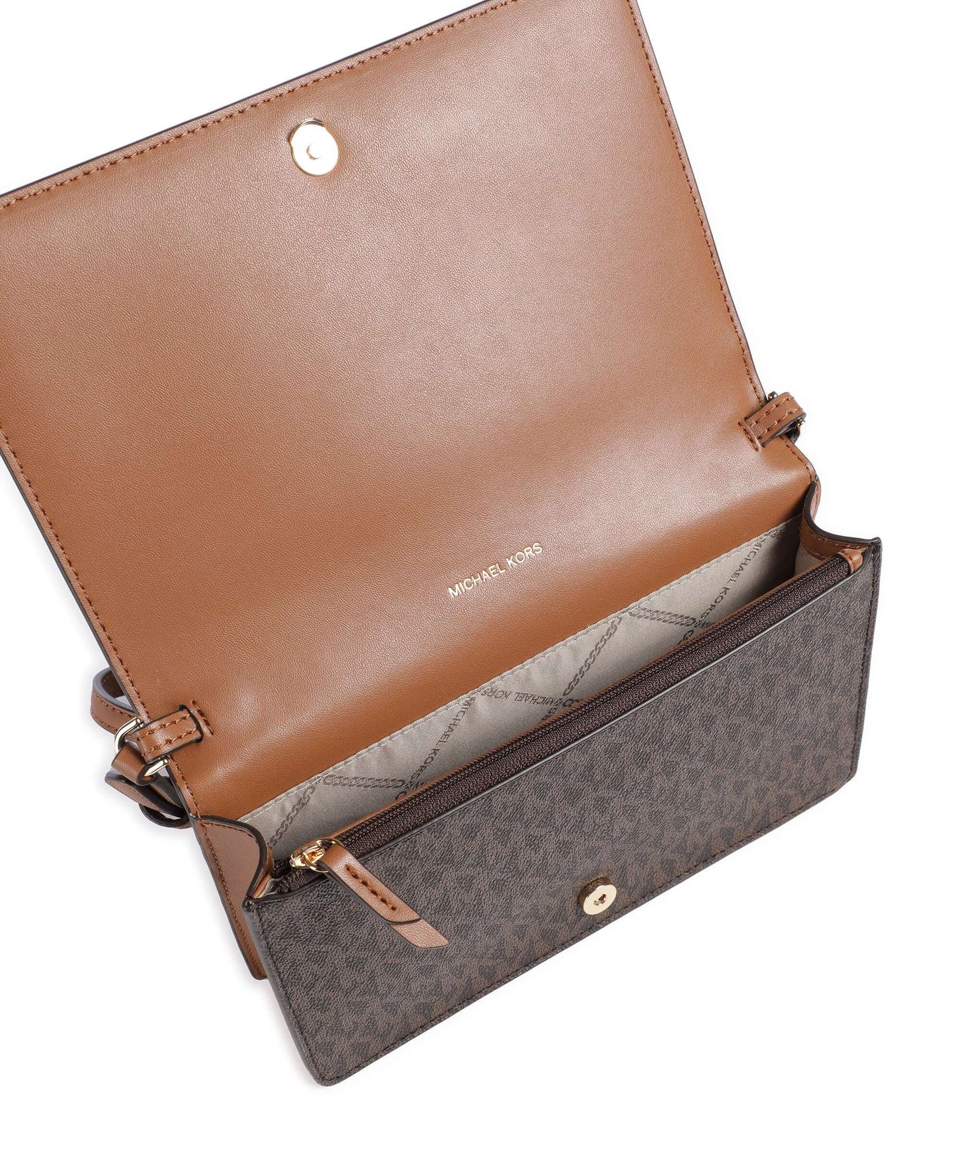 Michael Kors Jet Set Crossbody bag brown/acorn