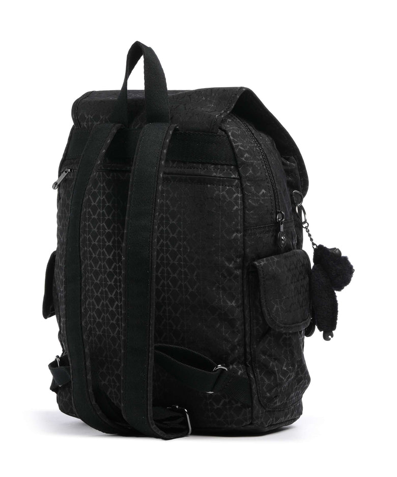 Kipling Basic City Pack Backpack signature embossed