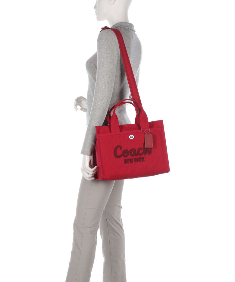 Coach Cargo Handbag red