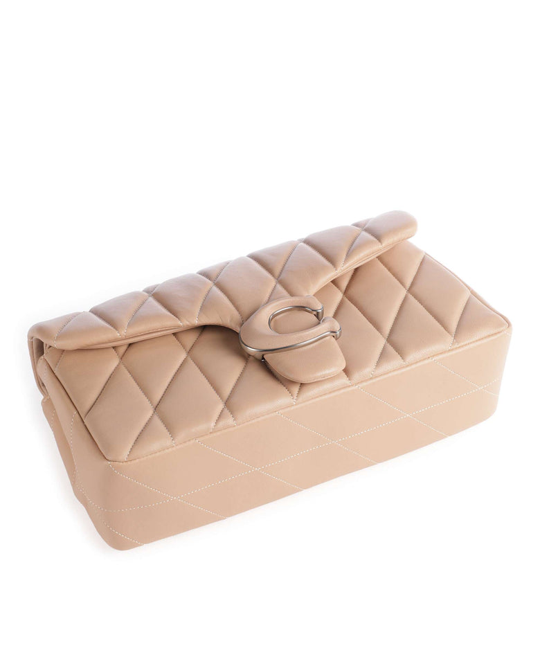 Coach Tabby Quilted 26 Shoulder bag buff