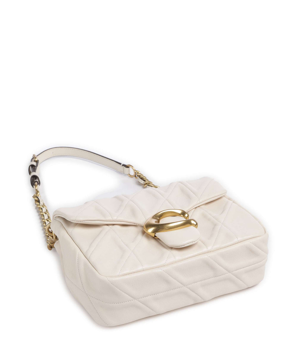 Coach Tabby Quilted Shoulder bag chalk