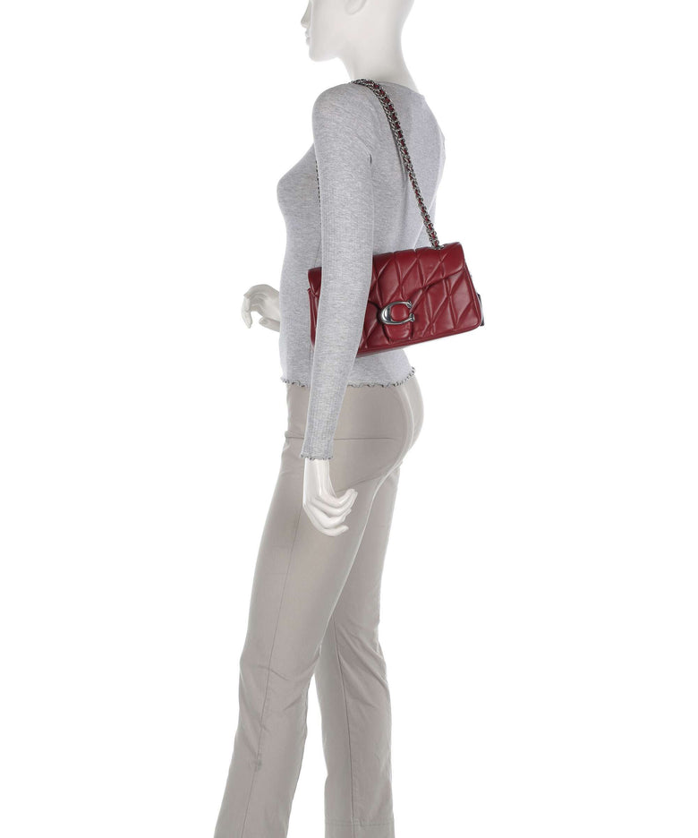 Coach Tabby Quilted 26 Shoulder bag dark ruby