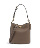 Coach Willow Soft 19 Hobo tas dark stone