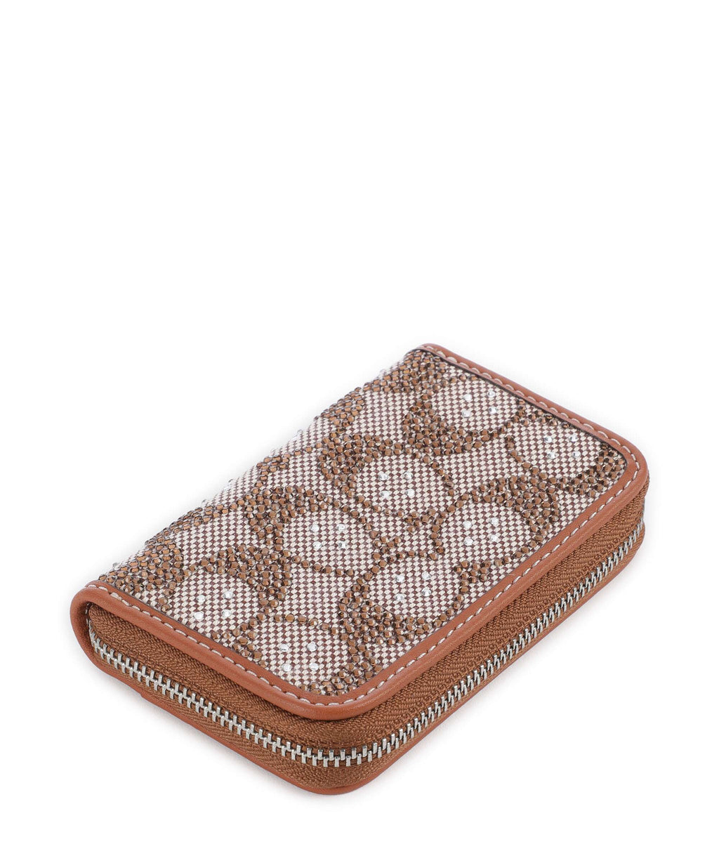 Coach Essential Crystal Signature Wallet burnished amber