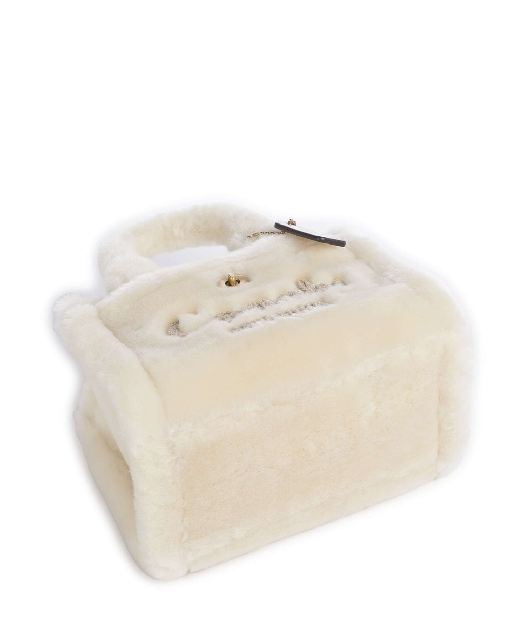 Coach Cargo Shearling 20 Crossbody bag chalk