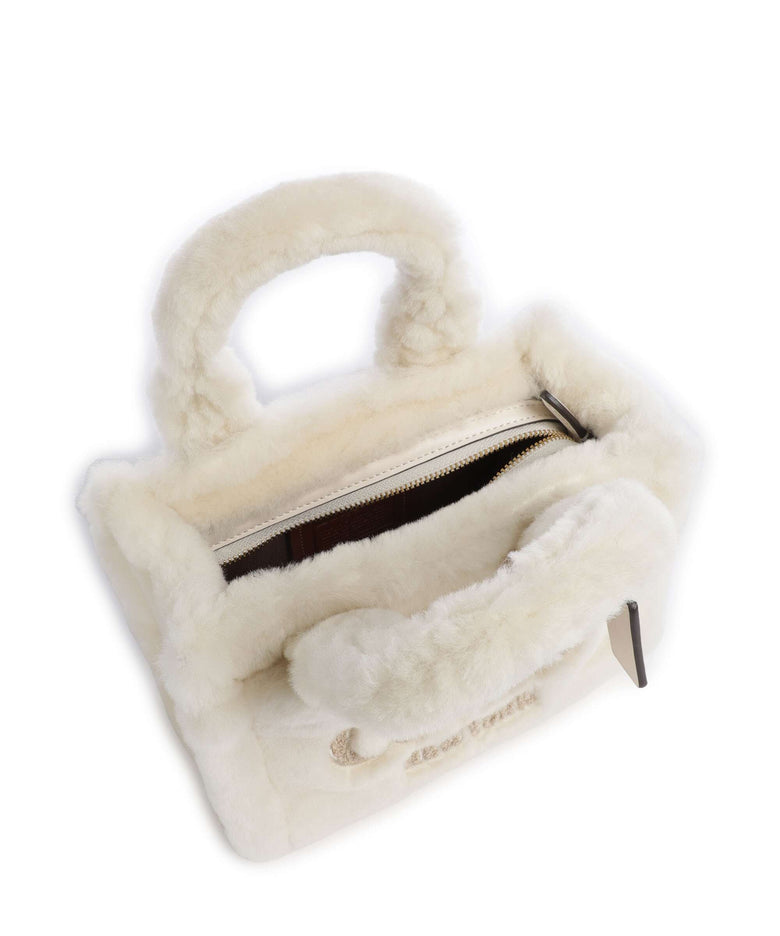 Coach Cargo Shearling 20 Crossbody bag chalk