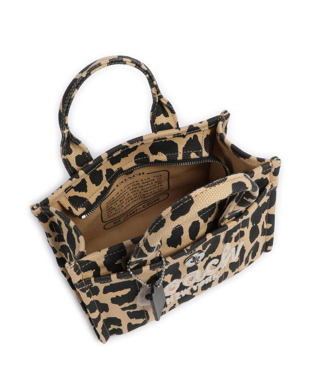 Coach Cargo Leopard Print 20 Crossbody bag black/multicolour