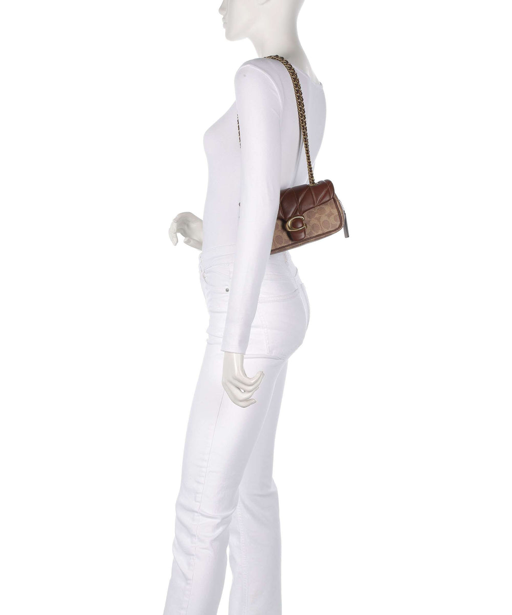 Coach Tabby Signature 20 Shoulder bag tan brown