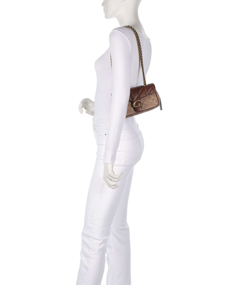 Coach Tabby Signature 20 Shoulder bag tan brown