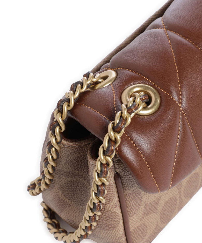 Coach Tabby Signature 20 Shoulder bag tan brown