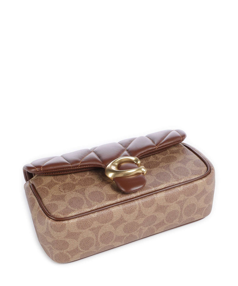 Coach Tabby Signature 20 Shoulder bag tan brown