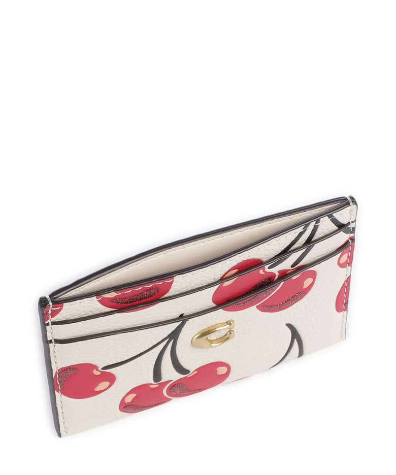 Coach Essential Cherry Print Credit card holder chalk/multicolour