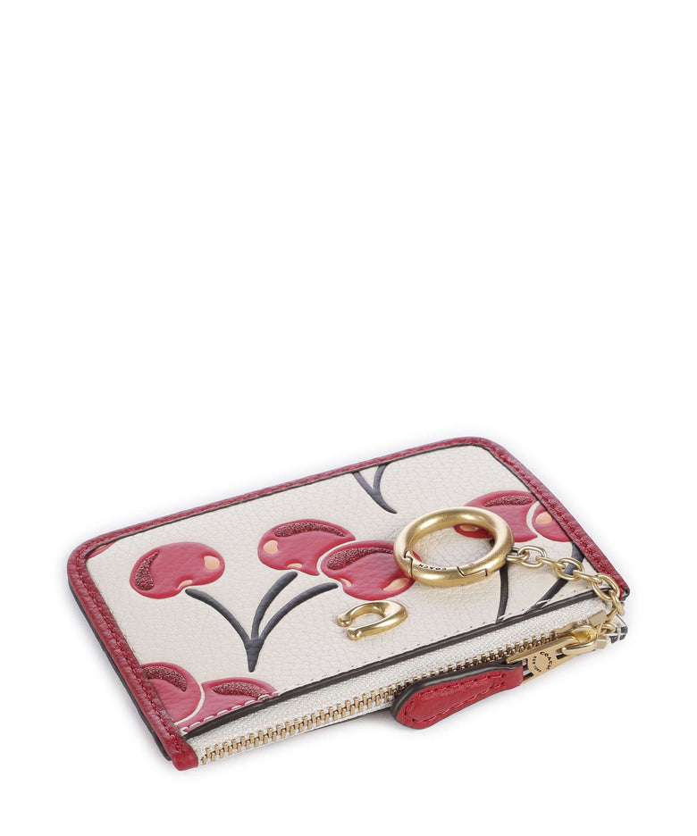 Coach Essential Cherry Print Credit card holder chalk/multicolour