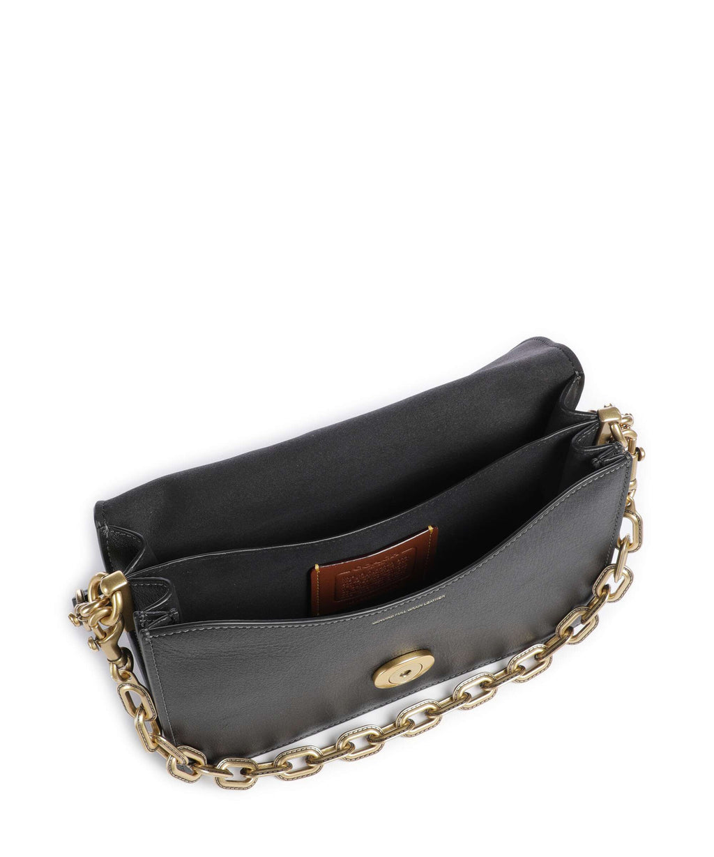 Coach Tabby Soft Chain Shoulder bag black