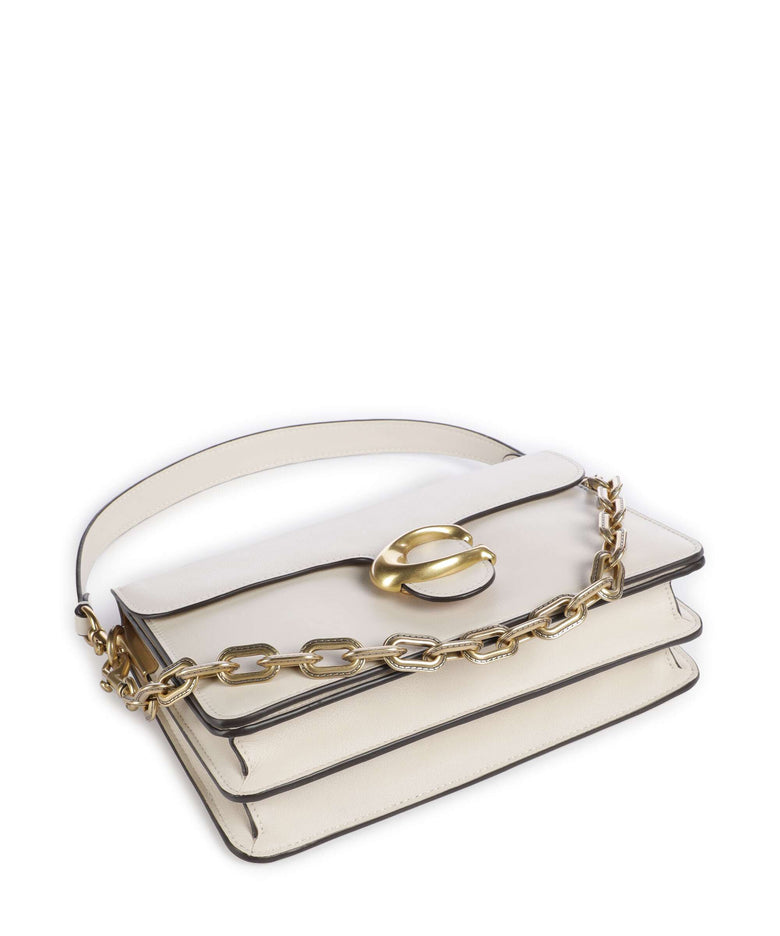 Coach Tabby Soft Chain Shoulder bag chalk