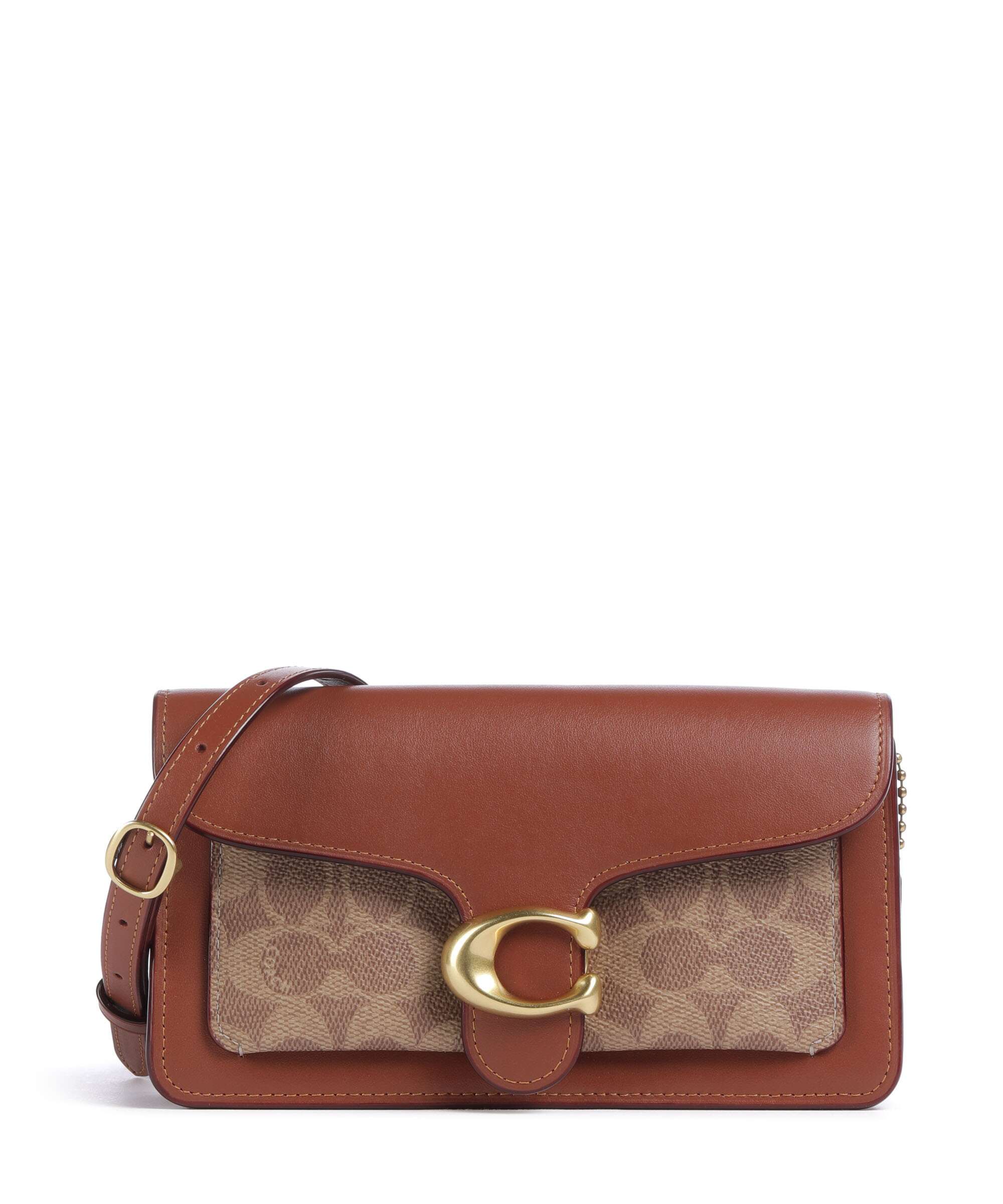 Coach Tabby Chain Crossbody bag tan caramel