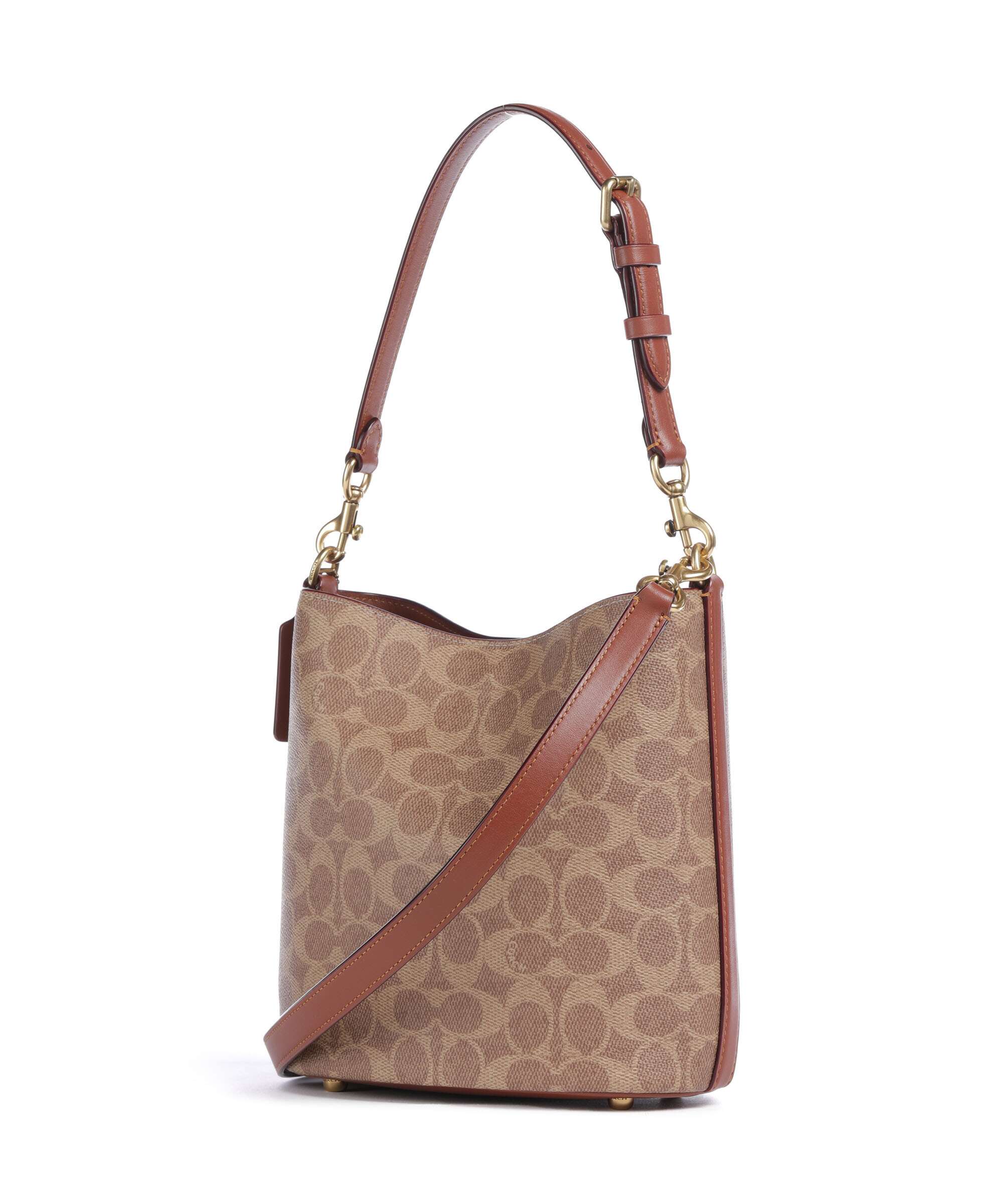 Coach Willow Signature 19 Hobo bag tan caramel