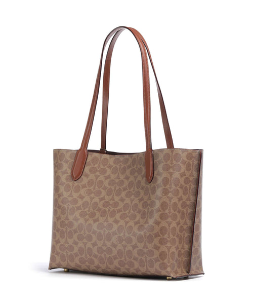 Coach Willow Signature Tote bag tan caramel